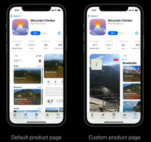 Custom product pages