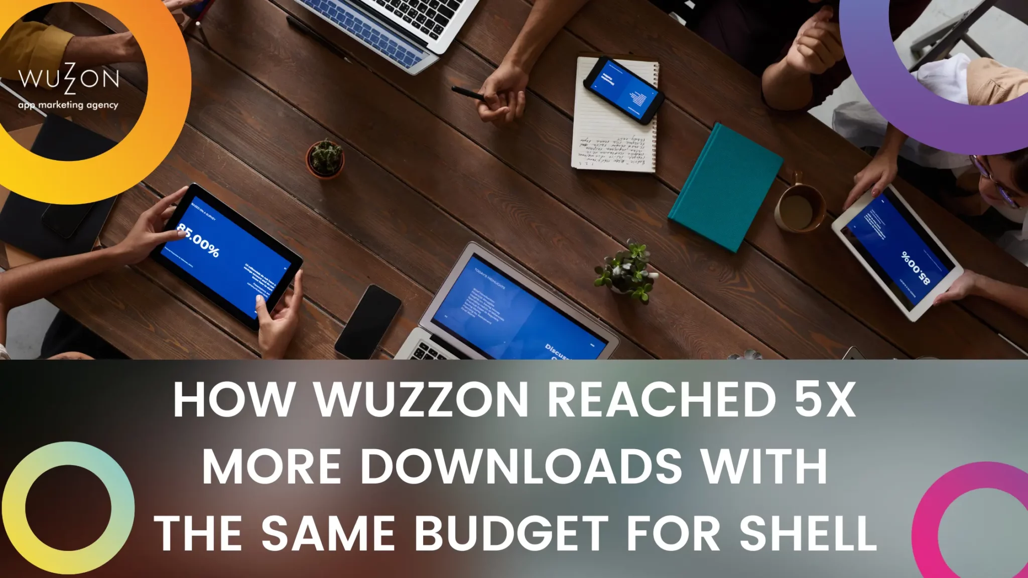 How Wuzzon Reached 5x more downloads with the same Budget for Shell